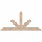 Ekena Millwork Saratoga Smooth Timber Gable Bracket, Douglas Fir, 72"W x 33"H x 3 1/2"D x 5 1/2"F, 11/12 Pitch GBW072X33X0406SAR00SDF - alternate 1